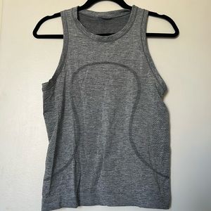 Gray Lululemon workout top!